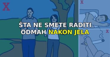 Pažnja! Ovo nikad nemojte raditi nakon jela!