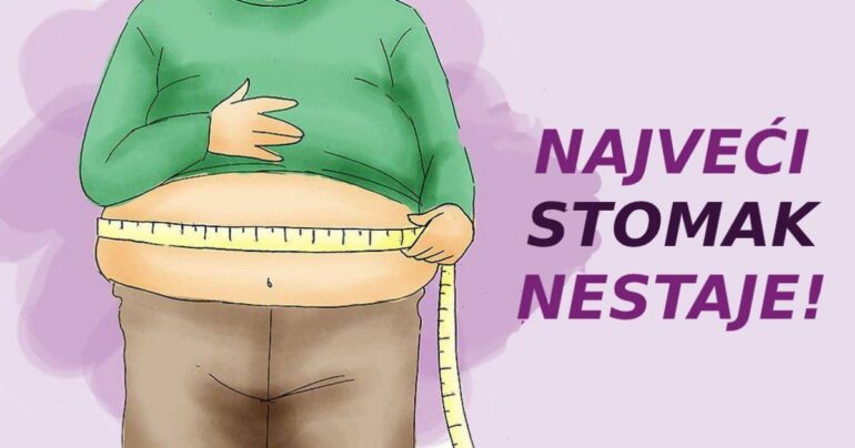 Čak i najveći drhtavi stomak nestaće za 3 dana! Zapišite recept…