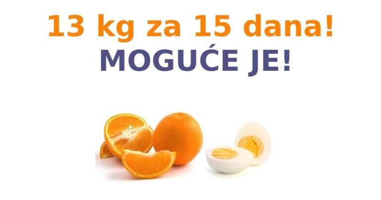 Izgubiti 13 kilograma za samo 15 dana je moguće. Jedinstvena dijeta!
