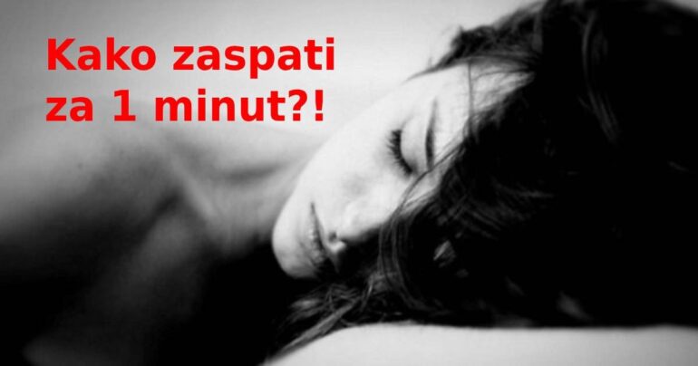 Ne možete da spavate? Tehnika sa kojom ćete zaspati za 60 sekundi