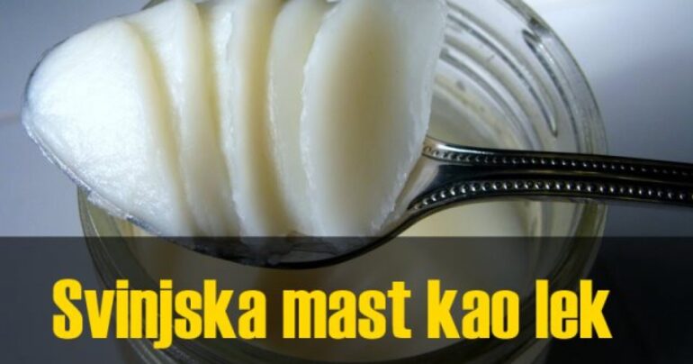 Svinjska mast oprana u 9 voda