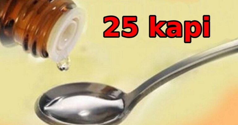 Tinkturom protiv migrene – popijte 25 kapi i glavobolja nestaje – laka priprema