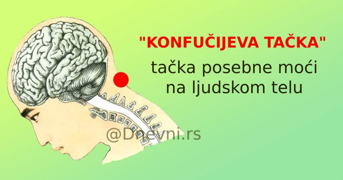 „Konfučijeva tačka“ je mesto posebne moći na ljudskom telu! Ako stimulišete ovu tačku 5 minuta…
