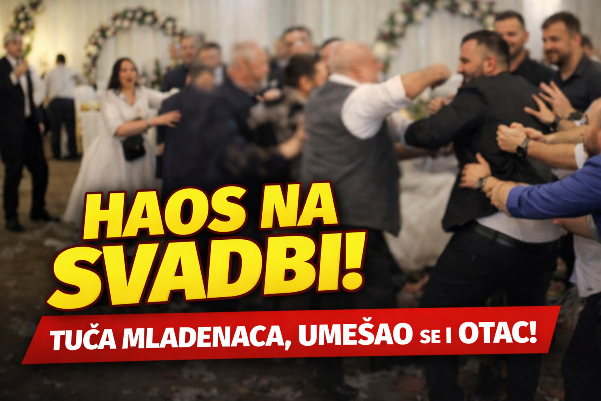 SNIMAK ZAPALIO MREŽE: Svadba se pretvorila u HAOS nakon sukoba mladenaca — umešao se i njen otac, nastala opšta tuča
